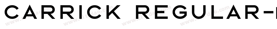Carrick Regular字体转换